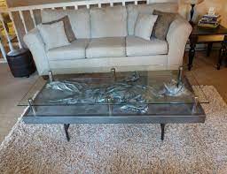 Because the metallic block could've been han's coffin if he wasn't reanimated. Han In Carbonite Coffee Table Custom Commission Coffee Table Table Room Themes