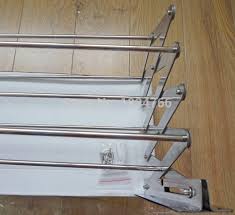 It can easily be placed on any balcony, fence, rv, pool shed or in your laundry room or basement. Expandable Clothes Drying Rack Stainless Steel Wall Mounted Retractable Laundry Dry Airer Flexible Accordion Dryer Rack Rack Pinion Steel Dish Rackssteel Machine Aliexpress