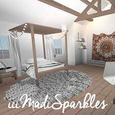 This girls furniture, canopy beds, toddler. Modern Living Rooms Bloxburg Homedecor Tiny House Bedroom Aesthetic Bedroom Bedroom House Plans