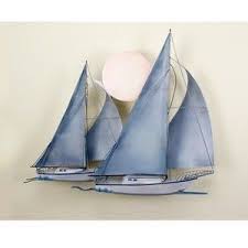 Metal Sailboat Wall Decor Metal Art Sailboats Wall Sculpture Nautical Fish Wall Art Sailboat Wall Art Metal Wall Sculpture Wall Sculptures