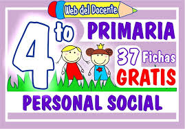 Nos facilita con la disposición de la guía santillana 4 para cuarto grado donde encontrar toda las actividades para aprender, convivir y ser. Personal Social Cuarto Grado De Primaria 37 Fichas