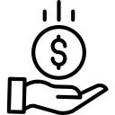 Flying of hundred us dollar banknote on white. Money Icons 164 482 Free Vector Icons