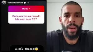 Comitê Olímpico Brasileiro suspende jogador Wallace após enquete sobre  'tiro na cara do Lula'