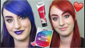 Joico color intensity color butter blue 6 oz. Purple To Red Hair At Home Joico Color Eraser Justenufeyes Youtube