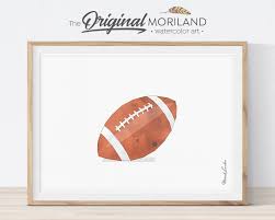 Football Print Football Wall Art Football Printable Sports Decor Football Gifts Kids Bedroom Art Boys Room Decor Football Party With Images Football Wall Art Boys Room Decor Kids Bedroom Art