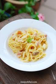 Spaghetti Carbonara With Creme Fraiche Creme Fraiche Recipes Spaghetti Carbonara Creme Fraiche