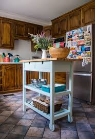 Remodelling your kitchen with ikea kitchen cabinets is a popular choice for many people. Refinishing An Ikea Kitchen Island Eclectic Spark