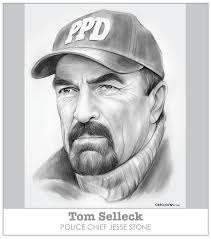 Tom Selleck as Jesse stone by Greg Joens