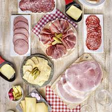 Plateau Raclette Classique Repas Gastronomique Alimentation Gastronomie