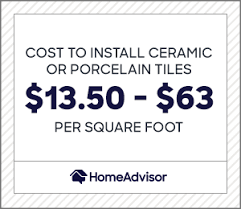 Ceramic tile is made by mixing natural mineral clays with water, forming the resulting material into tile shapes. 2021 Tile Installation Costs Tile Floor Prices Per Square Foot Homeadvisor