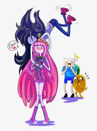 In what was missing is was revealed pb kept the shirt and slept in them as pajamas. Adventure Time Vremya Bubblegum Bublgum Finn Bubblegum Marceline Png Image Transparent Png Free Download On Seekpng