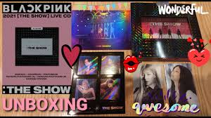 It was released on june 1, 2021 and consists of recordings from their first online concert, blackpink: Shop With Me Let Us Buy Blackpink The Show Live Album Cd Version And Unboxing Youtube
