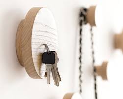 Key Hook For Wall Modern Key Holder Entryway Organizer Etsy Modern Key Holder Magnetic Key Holder Wall Key Holder