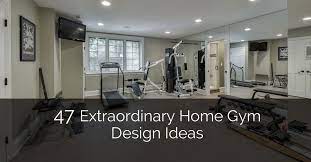 Whether it is your small workout setup at home or a proper gym you can enjoy your workout with well planned and safe gyms which are also visually appealing. 47 Extraordinary Basement Home Gym Design Ideas Luxury Home Remodeling Sebring Design Build