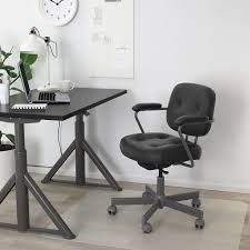 Alefjall Drehstuhl Glose Schwarz Ikea Osterreich Office Chair Ikea Office Chair Waiting Room Chairs