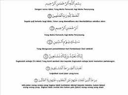 Quran english populer english] pengunj. Bacaan Al Fatihah Beserta Terjemahan Bahasa Melayu Indonesia Youtube