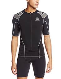 Intelliskin Mens Zipper Foundation Shirt Black Xxx Large