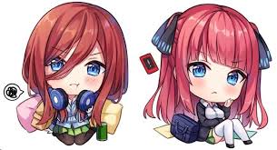 Anime Gotoubun No Hanayome Anime Chibi Anime Siblings Chibi