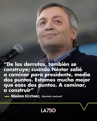 MÁXIMO KIRCHNER HABLÓ SOBRE EL RESULTADO DE LAS ELECCIONES LEGISLATIVAS  Máximo Kirchner habló en la inauguración del Ateneo Néstor Kirchner, en  Berazategui, y dijo que “tenemos en la cabeza un país y