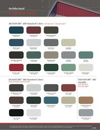 American Steel Buildings Color Charts