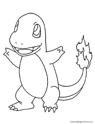Search through 623,989 free printable colorings at getcolorings. Charmander Pokemon Coloring Page Youngandtae Com Pokemon Coloring Pages Pokemon Coloring Coloring Pages