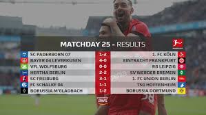 Matches, statistics, season records and charts. Startimes Bundesligamd25 Results And Table Borussia Facebook