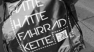 Hatte Hatte Fahrradkette Fahrrad Initiative Sicherradeln Critical Mass Berlin Fahrrad Hatte Hatte Fahrradkette Fahrradkette