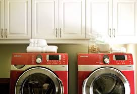 While they're not nearly as reliable or powerful as two standalone models. Red Front Load Washer And Dryer Contemporary Laundry Room Atlanta Homes Lifestyles