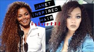 Ilove_mj and caligurl16 like this. Janet Jackson Inspired Hair Tutorial Dyhair777 Cambodian Hair Youtube