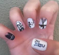 Pin By Brazilianca Biscos On Nails Sports Nails Jiu Jitsu Nail Designs