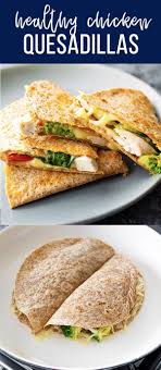 Healthy Chicken Quesadilla Recipe Sweetpeasandsaffron Com Recipe Chicken Quesadilla Recipe Healthy Quesadilla Recipe Full Meal Recipes