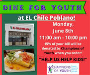 Champions of Youth- El Chile Poblano Dine for Youth