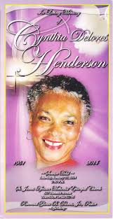 Cynthia Delores Harvey Henderson (1951-2014)