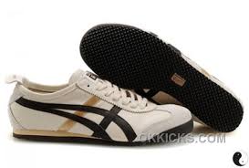 Asics Onitsuka Tiger Mexico 66 Shoes White Black Beige For Mens Q3wn5