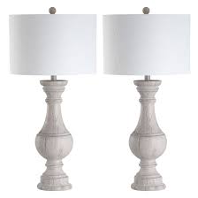 360 lighting modern small accent table lamps 13 high set of 2 touch on off brushed steel white drum shade for bedroom bedside office 360 lighting 4.3 out of 5 stars with 6 ratings 14 Best White Table Lamps Thetarnishedjewelblog