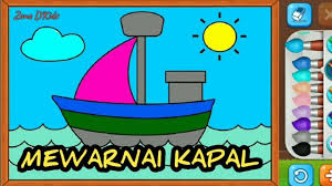 Cara mudah mewarnai dengan oil pastel tema pemandangan pantai youtube. Streaming Belajar Menggambar Dan Mewarnai Kapal Laut Untuk Anak Tk Dan Paud 7 Vidio