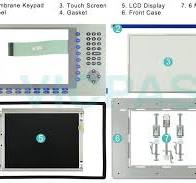 2711P-B10C4A6 Touch Screen 2711P-B10C4A6 Membrane Keyboard ...
