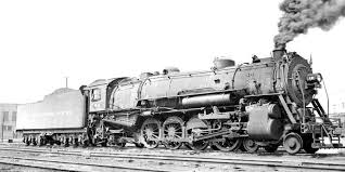 Nyc Mohawk 4 8 2 Possibly An Early L1 As Later Versions Had Waterfeed Heaters Mounted On Smoke Box Vintage Train Old Train Station Train Tracks