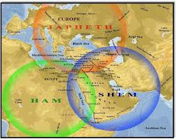 the sons of noah their inheritance bible mapping old