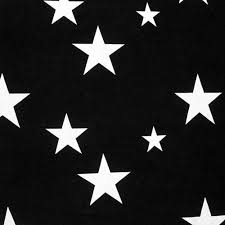 Black Background With White Stars Big White Stars On Black Cotton Jersey Spandex Blend Knit Fabric Made In The Usa Scattered Bi Fabric Stores Online Collage Background Indie Sewing Patterns