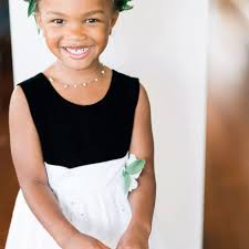 For black girls with long faces and a dark complexion, such as this is good for parties, for formal occasions and weddings, as the sky is the limit. 20 Adorable Flower Girl Hairstyles