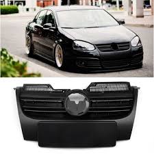 New Black Front Upper Bumper Grille For Volkswagen Jetta Mk5 06 10 Black Volkswagen Jetta Vw Jetta Car Volkswagen