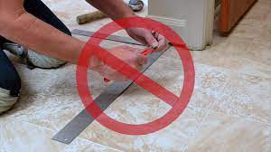 How To Cut A Seam In Sheet Vinyl Flooring Youtube
