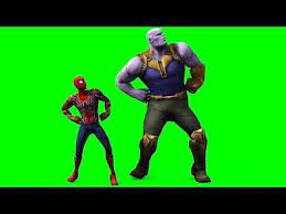 Spiderman And Thanos Dancing Green Screen Youtube Greenscreen Green Screen Video Backgrounds Spiderman Dancing