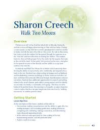 Walk two moons tells the story of salamanca (sal) tree hiddle as she takes a trip with her grandparents from euclid, ohio, to lewiston, idaho the title of the book, walk two moons, comes from the proverb that phoebe finds on her front porch: 2