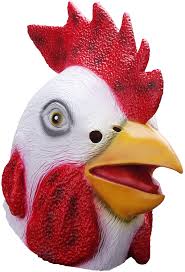 Manhattan toy luxe twiggies carl 16.5 chicken stuffed animal. Amazon Com Molezu Chicken Mask Halloween Novelty Costume Party Latex Animal Head Mask Rooster Cosplay Props Yellow And White Clothing