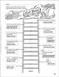 Hat Head Word Ladder Grades 4 6 Printable Skills Sheets