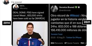 According to a report by spanish outlet fichajes, the race to. Massive Fake News About Psg Selling 832k Messi Shirts Footy Headlines