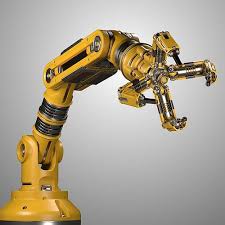 Robotic Arm Rigged And Animated 3d Model Robot Arm Robot Robot Concept Art