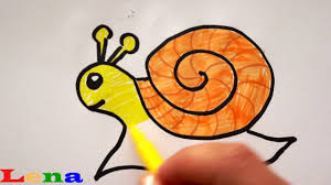 Schnecke Malen Zeichnen How To Draw A Snail Slug Kak Narisovat Ulitku Youtube